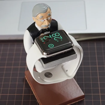 

Wireless Charging Charger for Apple iWatch Old Man Housekeeper Watch Stand Table Grandpa Storage Shelf Can Charge Wirelessly