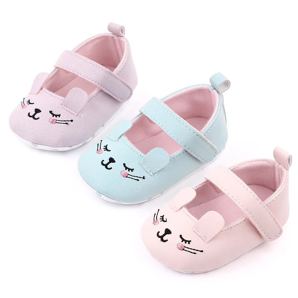

Baby Shallow Mouth Single Shoes Women's 0-1-Year-Old Princess Shoes New Products PU Leather Shoes BABY'S Shoes Toddler Shoes Sof