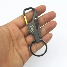 3D автомобильный брелок, металлический держатель для ключей, логотип, автомобильная Мода для KIA K2 K3 K5 k9 Sorento Sportage R Rio Soul, брелок, кольцо, аксессуары