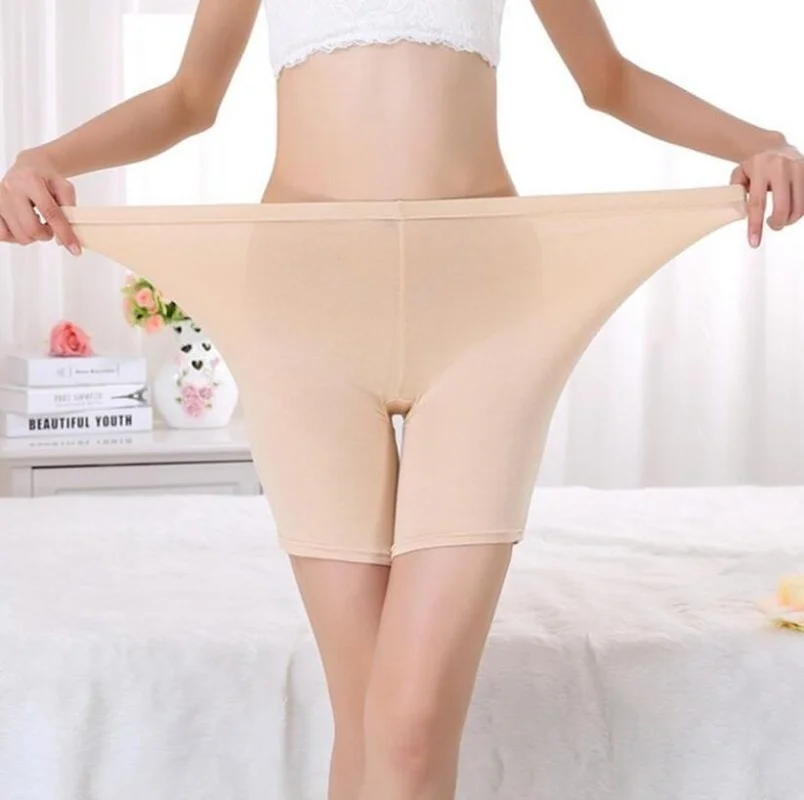 Women Skirt Shorts Boxer Panties Girls Safety Briefs Boyshort Underpants Tights Slim Lingeries Short Pants Ultra-thin Summer