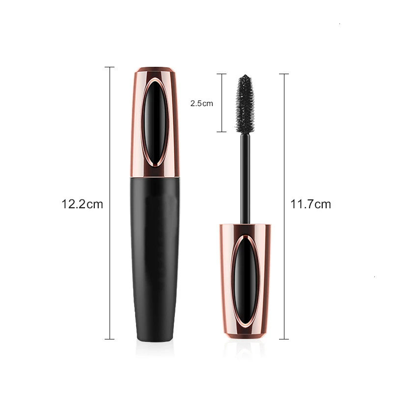 1PC New 4D Silk Fiber Lash Mascara Waterproof Makeup For Eyelash Extension Black Thick Lengthening Eye Lashes Cosmetics