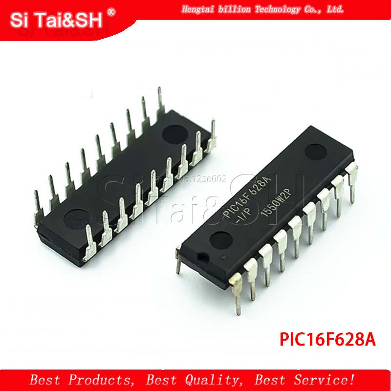 1pcs/lot PIC16F628A-I/P PIC16F628AIP PIC16F628A 16F628A DIP18 | Электронные компоненты и принадлежности