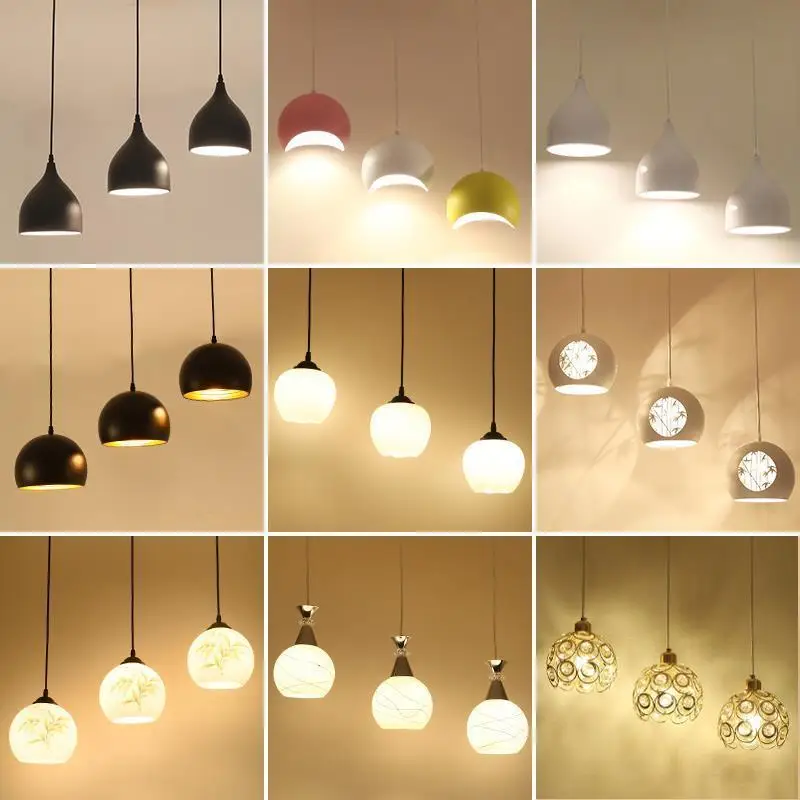 Nordic Decoracao Casa E Para Sala обеденный стол блеск Pendente современный декор Maison Luminaria подвесной светильник в стиле лофт