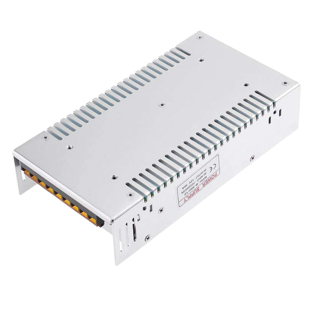 12V 30A DC Универсальный Регулируемый адаптер переключения Питание 360w для радио, компьютер, проекта, 3D-принтеры, светодиодный драйвер