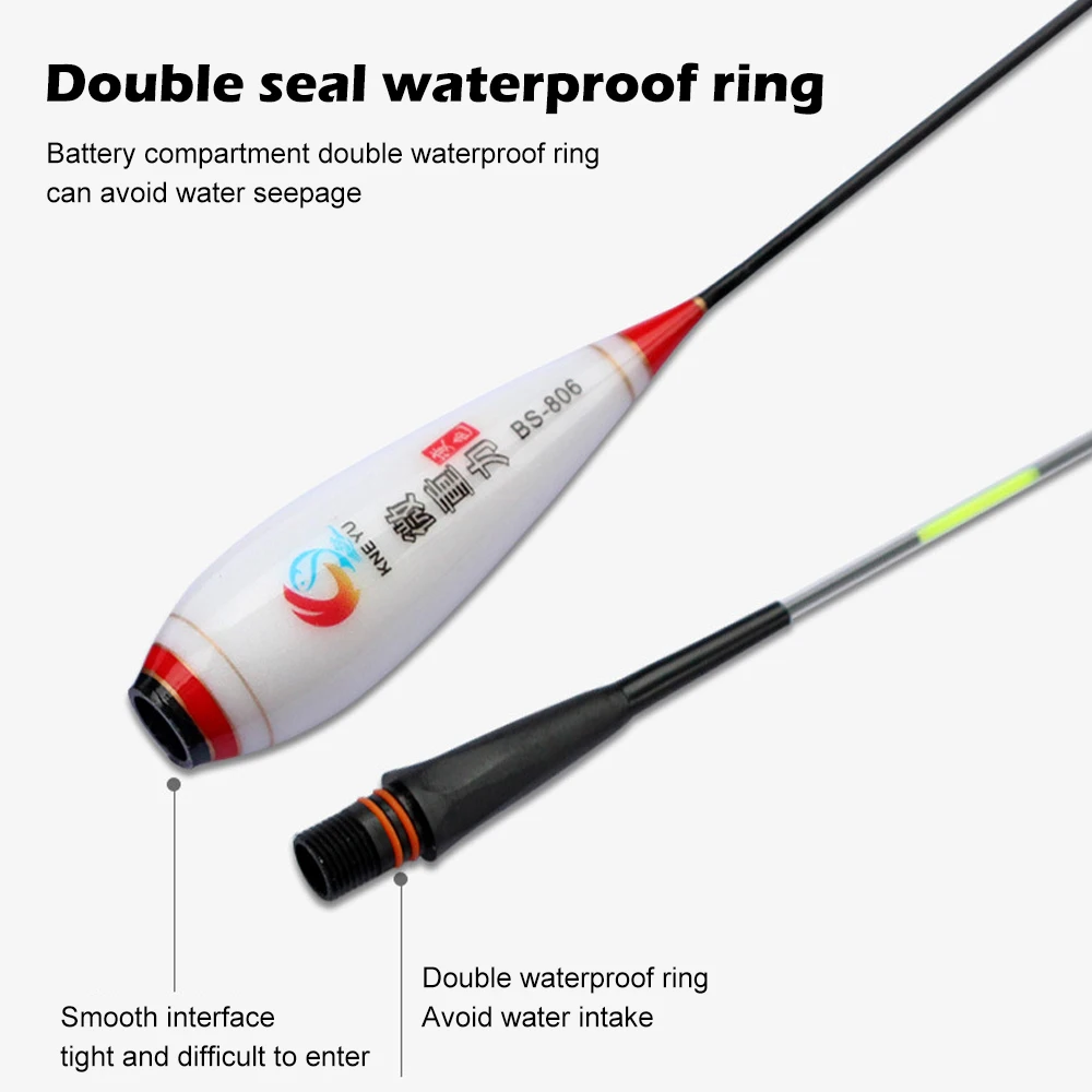 1 шт. смарт электрический поплавок для рыбалки Поплавок изменение цвета