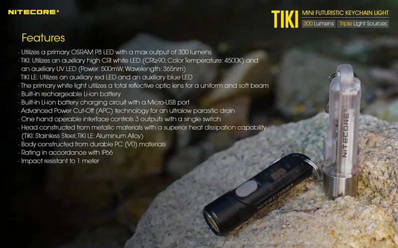 NITECORE TIKI TIKI LE USB Rechargeable Keychain Light (29)