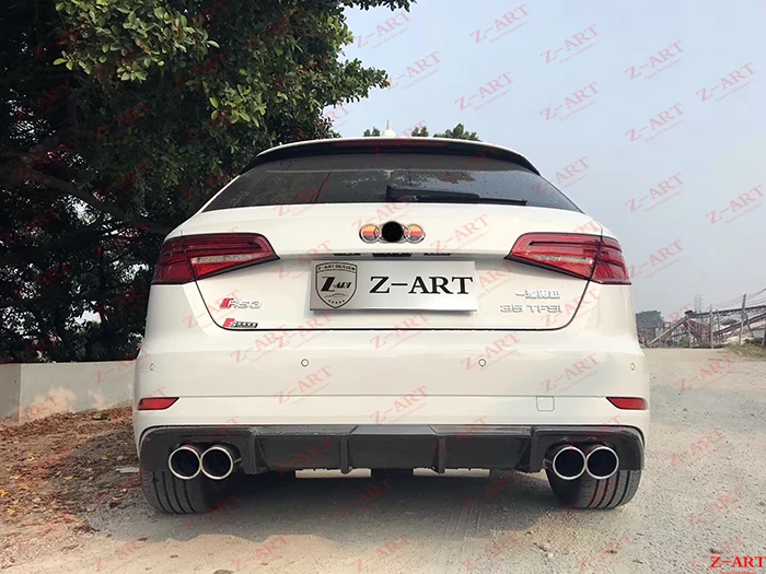 Z-ART комплект кузова из углеродного волокна для Audi S3-, комплект для настройки углеродного волокна для Audi A3 sline S3, модифицированный комплект корпуса из углеродного волокна