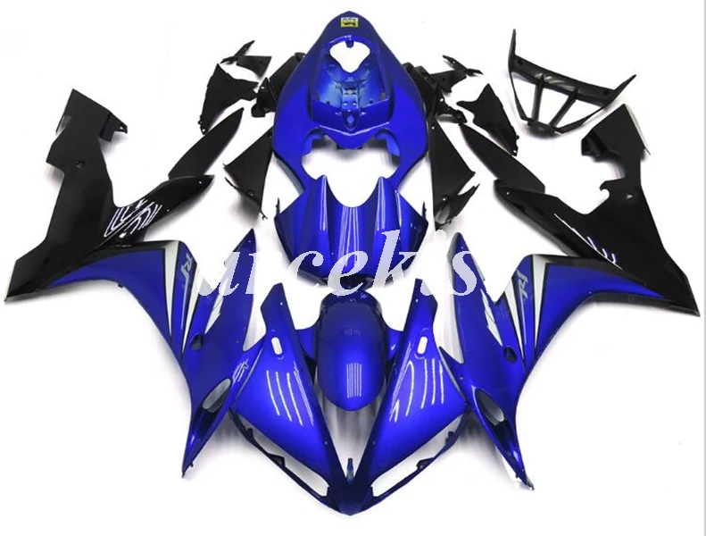 ABS литья под давлением полный обтекатель комплект подходит для YAMAHA YZF-R1 2004 2005 2006 YZF R1 04 05 06 YZF1000 на заказ темно-синий
