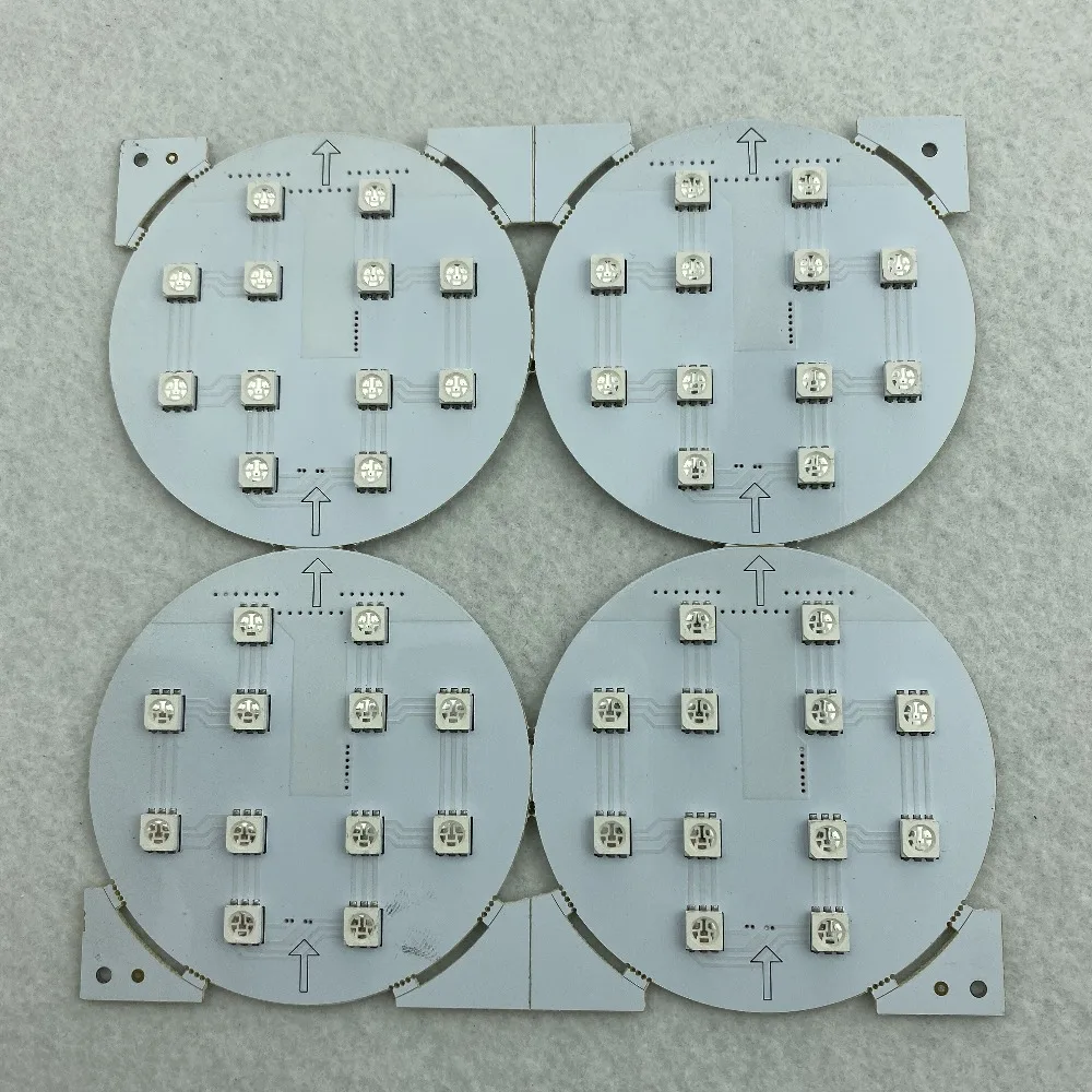 DC24V; UCS1903/WS2811 IC; IP68; диаметр 80 мм; адресуемый; 2,88 Вт(12 Светодиодный s); RGB Полноцветный; молочная крышка; Светодиодный модуль пикселей; класс IP68