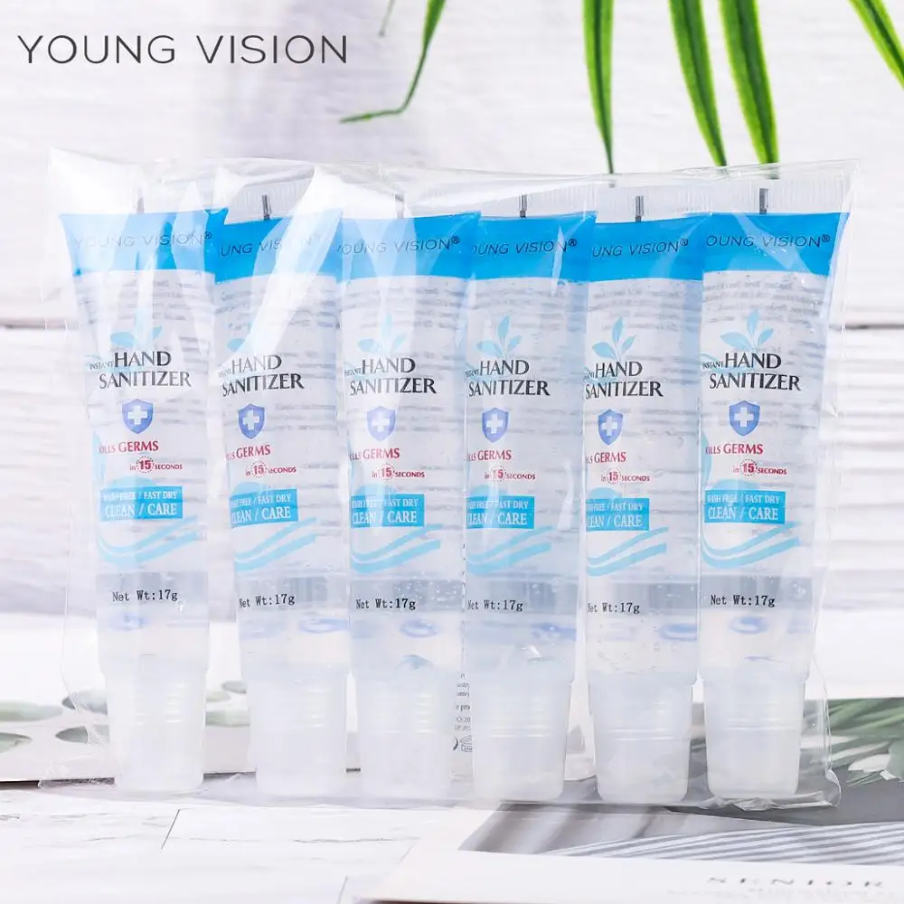 YOUNG VISION hand sanitizer gel hidroalcoholico mini size 17g 70% alcohol wash free hand care gel antibacterial hand gel MN161 YOUNG VISION hand sanitizer gel hidroalcoholico mini size 17g 70% alcohol wash free hand care gel antibacterial hand gel MN161