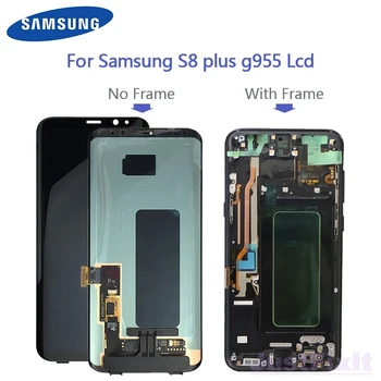 

For Samsung Galaxy S8 plus G950F G950A G955f G955u 100% Original SHADOW lcd display with touch screen Digitizer Super AMOLED