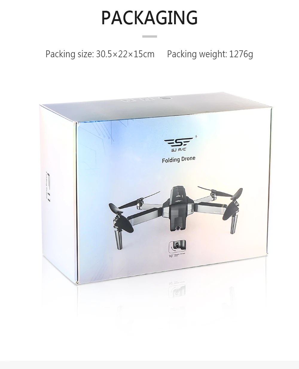 SJRC F11 Pro gps Дрон с Wifi FPV 2 K/1080 P камера HD бесщеточный Квадрокоптер RC дроны 28 минут время полета VS B4W