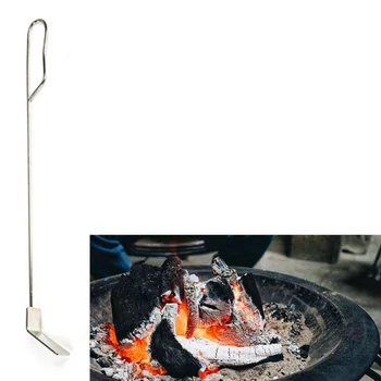 

Ceramic Grill Stove Accessories Garden Series Grill Stove Tool Stainless Steel Hook Ash Shovel For Home Kitchen BBQ Tools