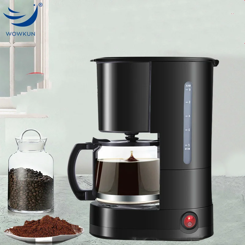 Coffee pot automatic small American coffee machine drip type teapot home glass body | Бытовая техника