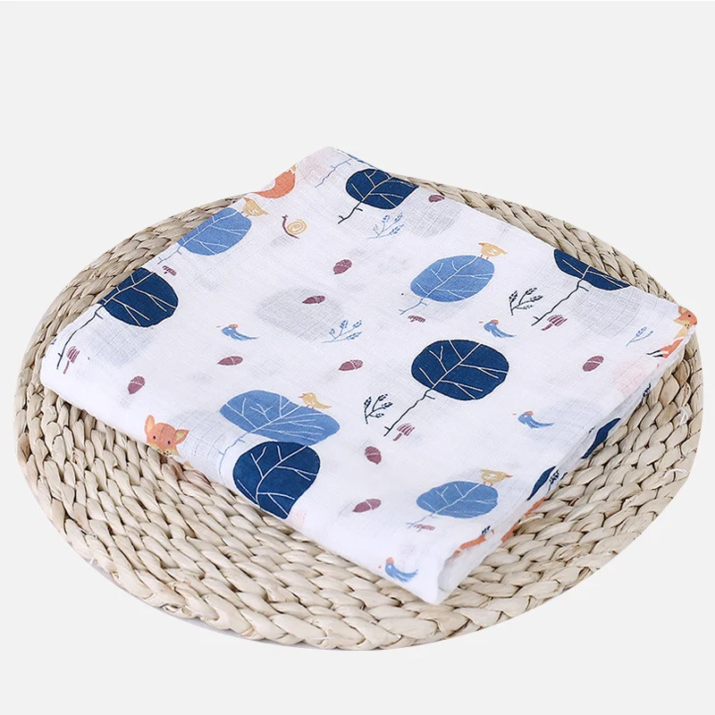 Newborn Blankets Stroller-Cover Sleepsack Play-Mat Infant-Wrap Baby Swaddles Muslin Bath-Gauze