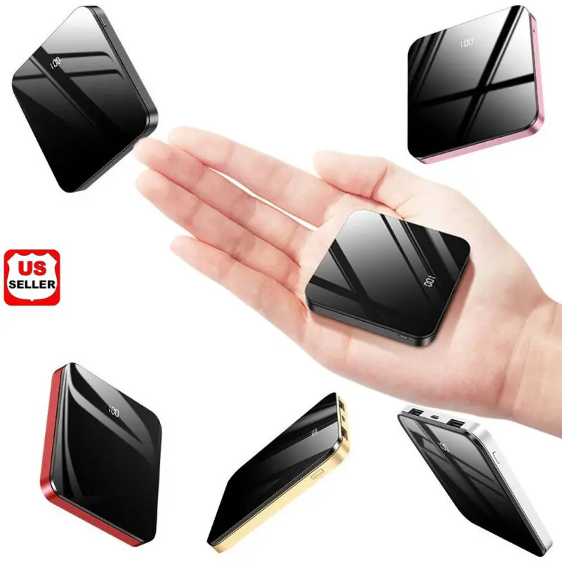 

New arrival Mini 20000 mAh Powerbank External Battery Charger Digital Power Fast charge for cell phone Bank USB Charge Powerbank