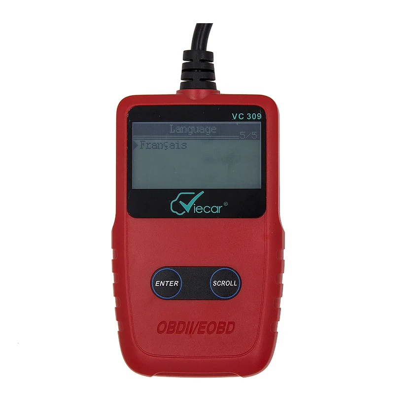 Viecar VC309 ELM 327 V1.5 OBD 2 Автомобильный диагностический инструмент OBD2 сканер Automotivo odb2 ELM327 V1.5 считыватель кодов
