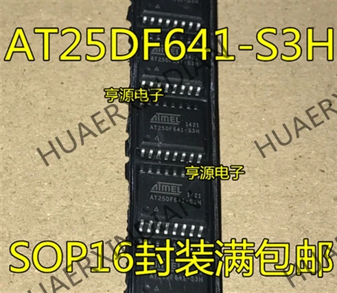 10 шт./лот AT25DF641 AT25DF641-S3H AT25DF641-S3H-T SOP16 в