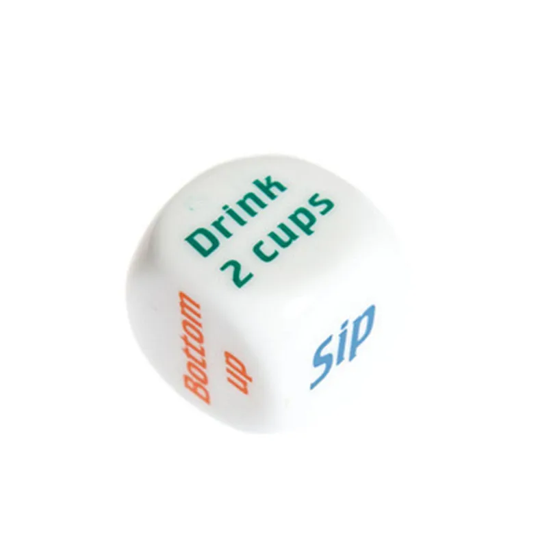15 Pcs Dice set wine dice friends dinner fun creative dice tower brand new dice cup  acrylic entertainment dice 30A19 (5)