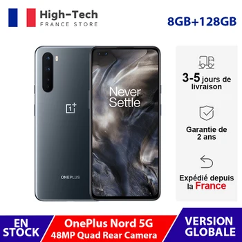 

Global Version OnePlus Nord 5G 8GB RAM Smartphone 6.44'' 90Hz AMOLED Display 48MP Quad Rear Camera Snapdragon 765G Octa Core