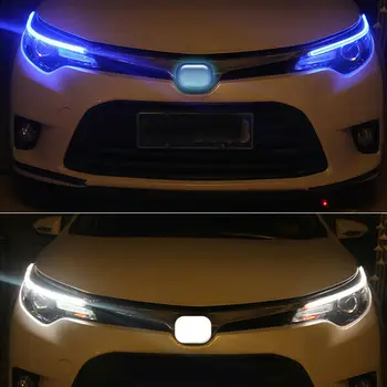 

Headlights LED Light Bar With Remote Auto Exterior Interior Turn Signal