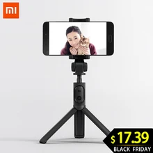 Складной штатив для селфи Xiaomi, Bluetooth, селфи-Палка с беспроводным затвором, селфи-Палка для iPhone, Android, Xiaomi