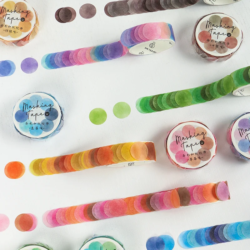 Viety-Cinta Washi de pétalos de flores para acuarela, planificador de colección de recortes adhesivos de cinta adhesiva Kawaii, papelería