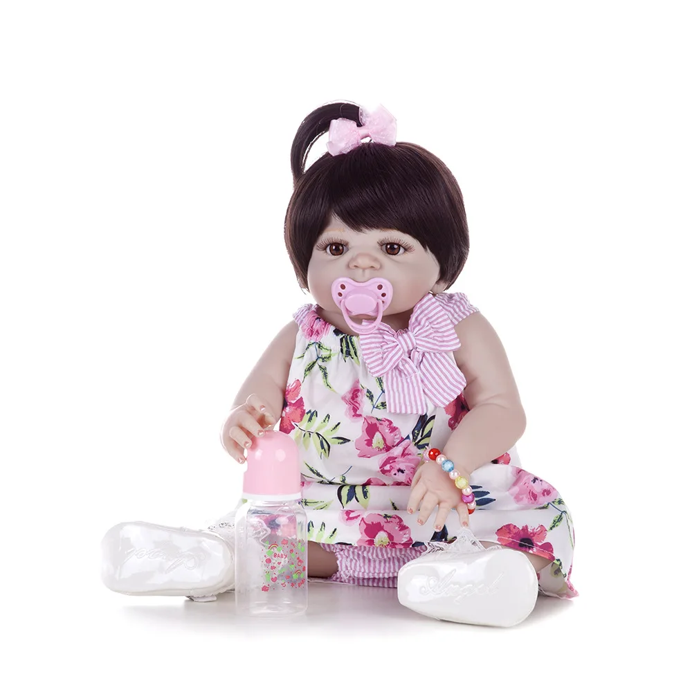 Pickwoo bebes кукла-реборн 48 см куклы для маленьких девочек Мягкие силиконовые Boneca reborn Brinquedos Bonecas детские подарки игрушки