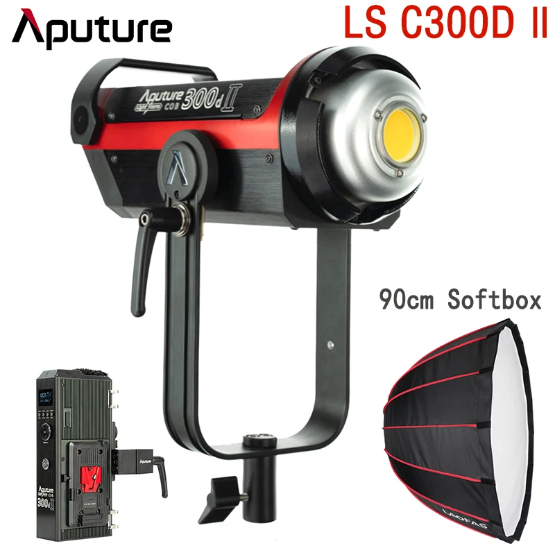 US $1.279.00 Aputure LS C300d II LED Video Light For Outdoor Studio Video Photography Lighting Pergear LAOFAS Deep Parabolic Softbox