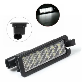 

Plastic+LED License Plate Light Replacement Accessories Rear White 6000K