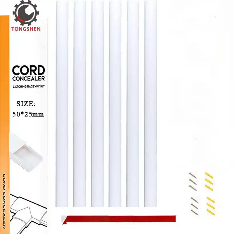 50 25ミリメートルのpvc電気チャンネルケーブルワイヤーカバー壁軌道キットケーブルコンシーラーコードカバーワイヤーハイダーケーブルトランキング Wiring Ducts Aliexpress