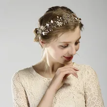 Свадебная лента для волос, свадебные аксессуары для волос, повязка для волос, аксессуары, Европейский стиль, аксессуары для невесты