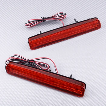 

1 Pair DC12V 3W Red Lens LED Bumper Reflector Marker Lights fit for Toyota Prius V 2012 2013 2014 2015 2016 2017