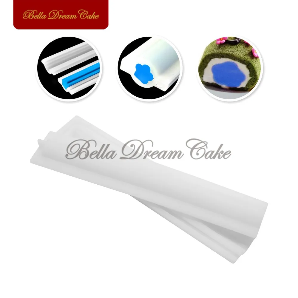 Christmas Tree Round Moon Star Dolphin Sandwich Tube Mold Mousse Swiss Roll Silicone Cake Moulds Cake Decorating Tool Bakeware