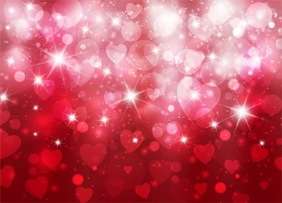 D-6106 Cute Hearts Backdrop Light Glitter Bokeh Photography Newborn Pet Studio 4x6ft(1.25x2m) | Электроника