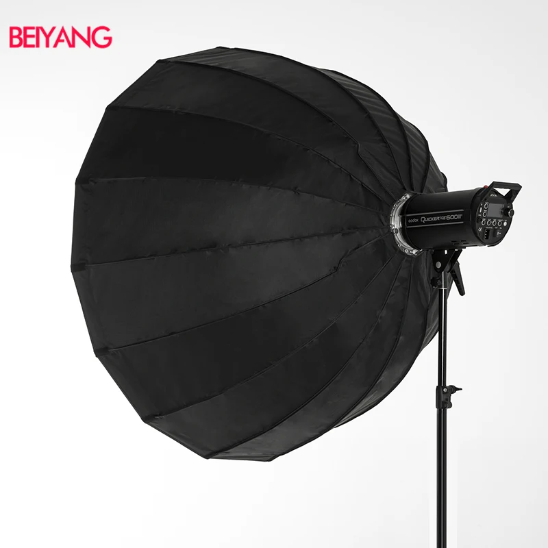 

BEIYANG 150cm Photography Softbox Parabolic Deep Mask Fast Spring Fast Professional Lighting Accessories Flash Cover Softbox