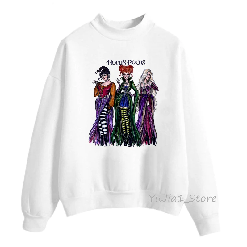 

it's Just A Bunch Of Hocus Pocus sweatshirt women vogue autumn winter clothes harajuku Halloween hoodies sweat femme streetwear