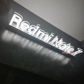 

RED MI XIAOMI 3D Led table standing sign acrylic led display signage