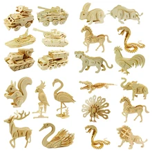 

Baby Toy Montessori 3D Puzzle DIY Jigsaw Board Wooden Puzzle Insect Animal Handmade Educational Assembly Toy Gift for Children