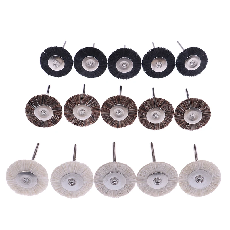 5pcs Abrasive Wheels Polishing Tools Shank Nylon Brush Buffing Rotary Tools
