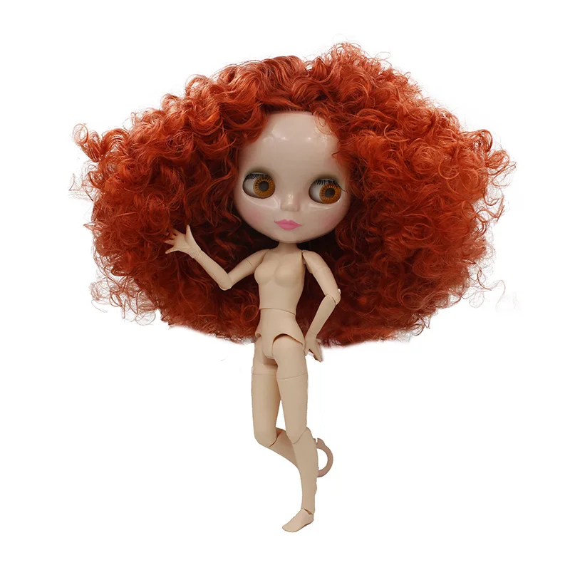 Обнаженная кукла подобный Блит BJD кукла, индивидуальный лак куклы может быть изменен макияж и платье от DIY, 12 дюймов мяч шарнирные куклы - Цвет: NO.40