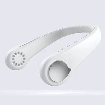 

2020 Mini USB Portable Fan Neck With Rechargeable Battery Ultra quiet wind Wearable Fan handheld Air Cooler Conditioner for Room