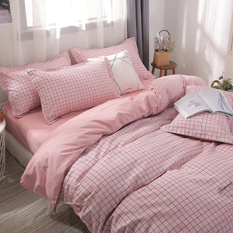 

Bed Sheet Quilt Two-Piece Set-Piece Quilt Cover Sheets Dormitory Bed Three-Piece Suit Summer Girls Beddings