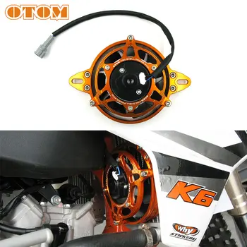 

OTOM Radiator Fans Motorcycle Parts Electric Radiator Cooling Fan Assembly Dirt Street Bike For HONDA KTM KAWASAKI SUZUKI YAMAHA