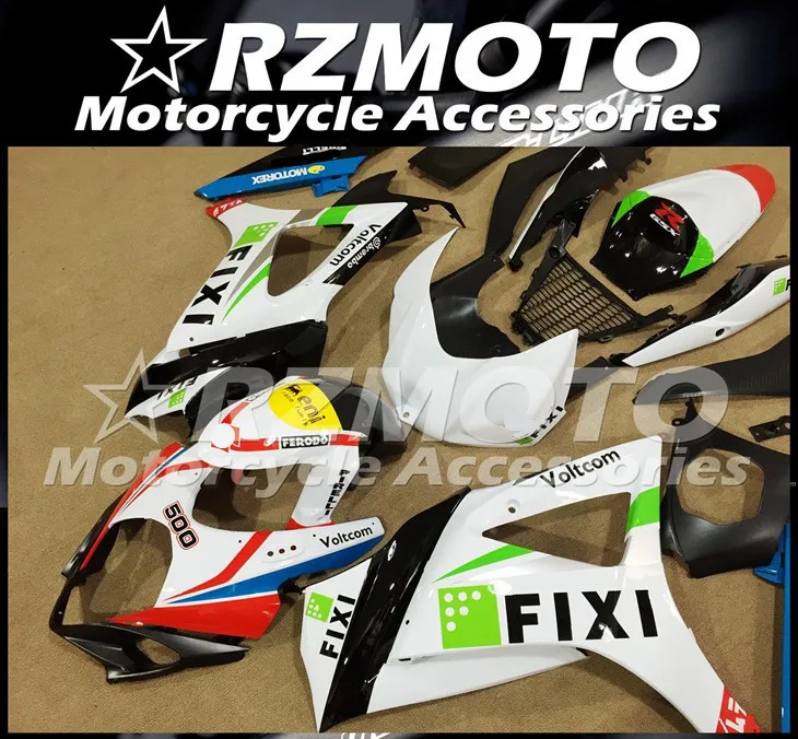 ABS мотоцикл обтекатель комплект для SUZUKI GSXR1000 K7 2007-2008 год кузов литьевая форма Магазин № 1092