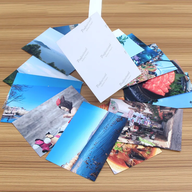 Photo Paper 3R 4R 5R 6R A5 A6 100 sheets 180g For Inkjet Printer High Glossy Photographic Coated Printing Paper