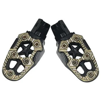 

1pair Universal Sturdy Dirt Bike Aluminum Alloy Treadle DIY Replacement Footrest Pedal Motorcycle Foot Pegs Durable Repair