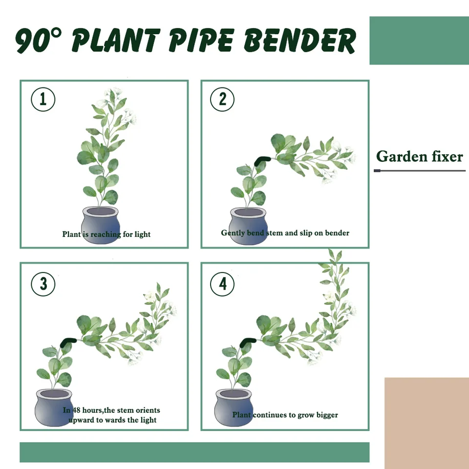 120 Pezzi Piegatori di Piante per Basso Carico Plant Bender Clip di Supporto per Piante a