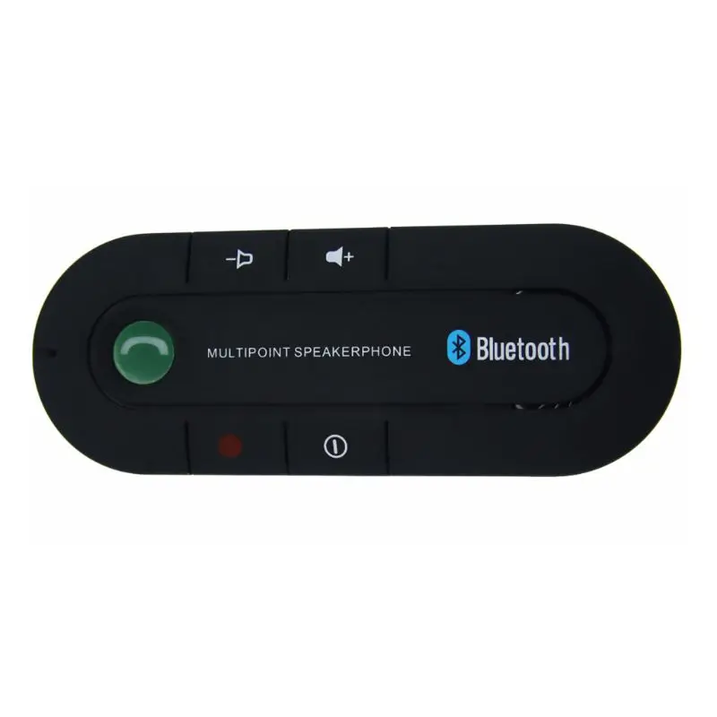 1 комплект беспроводной Bluetooth Hands Free автомобильный динамик телефон солнцезащитный козырек клип музыкальный плеер встроенный микрофон