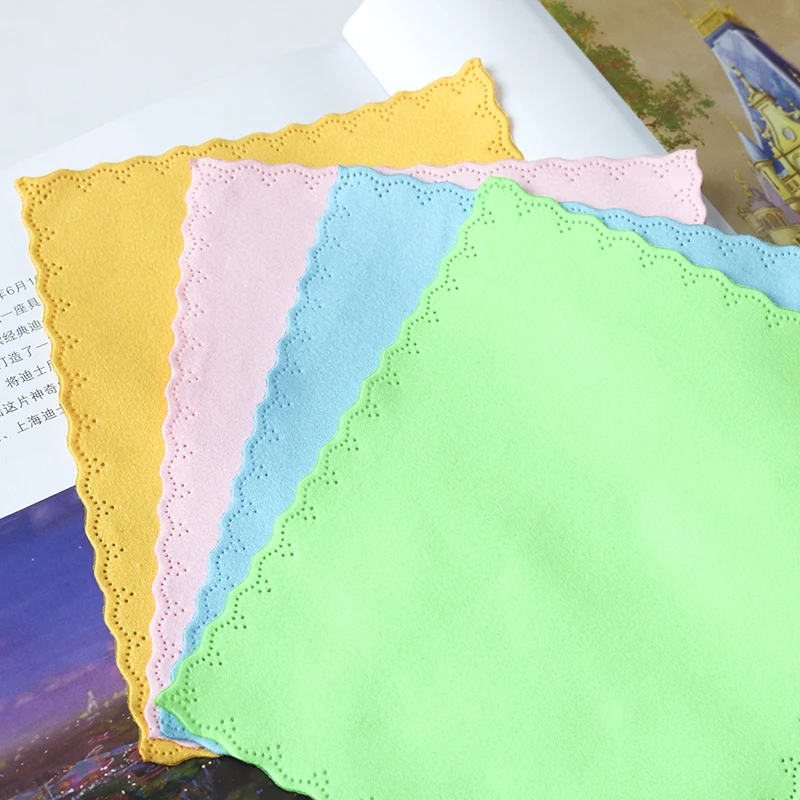 10/Pcs Color Eye Protection Mobile Phone Screen Wiping Cloth Cloth To Clean The Mirror Cloth Soft And Not Hurt Glasses